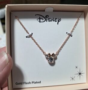 Disney Minnie Mouse April Birthstone Necklace